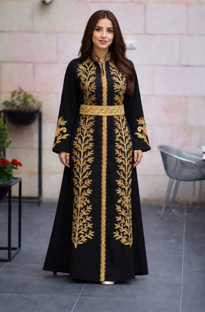 sultana Black Abaya